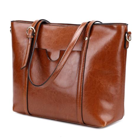 Women's tote bags: leather, lace, denim